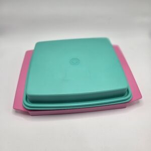 Vintage Pastel Tupperware Egg Carrier 722 723